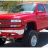 Расширители колесных арок Chevrolet Silverado/GMC Sierra 1500/2500/3500 00-07 задн 2шт. Pocket Style Bushwacker 40060-02